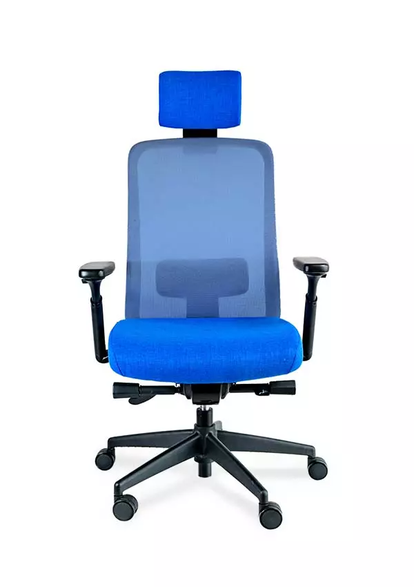 SILLON EJECUTIVO RESPALDO MESH CON CABECERA Y RECLINAMIENTO