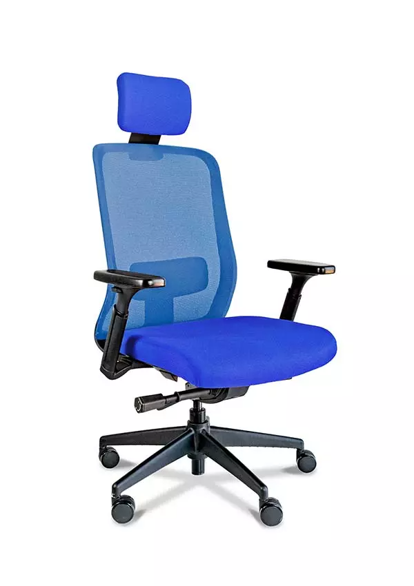 SILLON EJECUTIVO RESPALDO MESH CON CABECERA Y RECLINAMIENTO