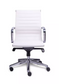 SILLA RETRO RESPALDO BAJO  TAPIZ ECO-LEATHER COLOR BLANCO