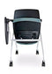 SILLA TRAINING CON PALETA, RESPALDO NEGRO EN POLIPROPILENO CON RECLINAMIENTO