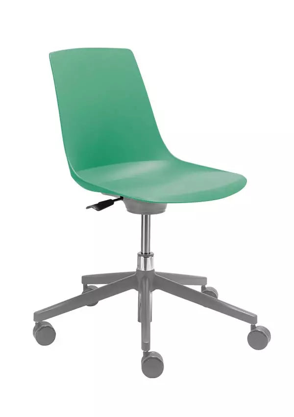 SILLA GIRATORIA, BASE NYLON, (SIN PALETA, NI PORTA IPAD)