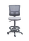 SILLA QUADRA OPERATIVA VERSION BANCO ALTO DESCANSA PIES NYLON (GRIS)